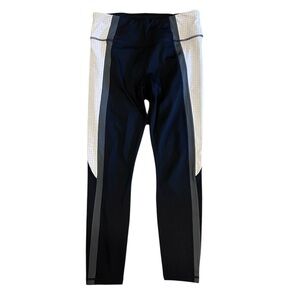 Athleta Navy & White Leggings Women’s Size‎ Medium | Athletic Yoga Activewear